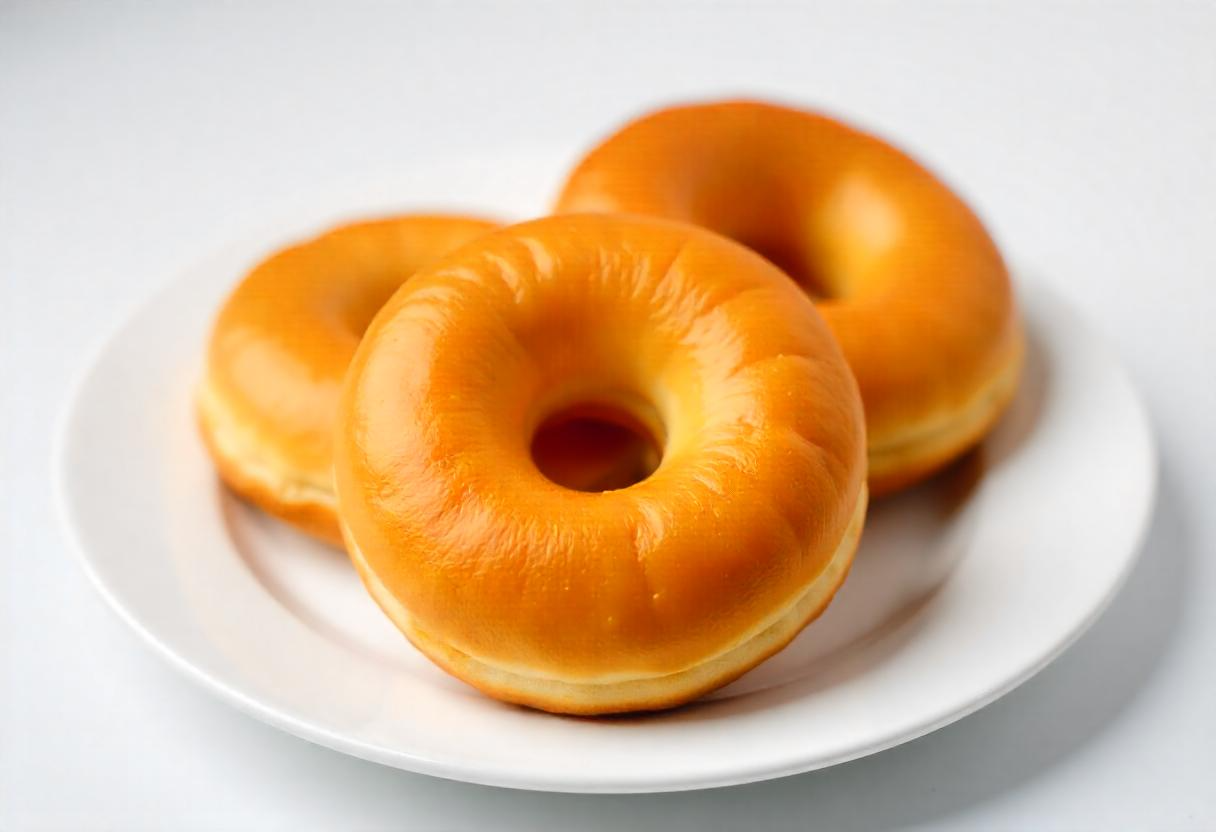 Bagel in friggitrice ad aria dorati e croccanti