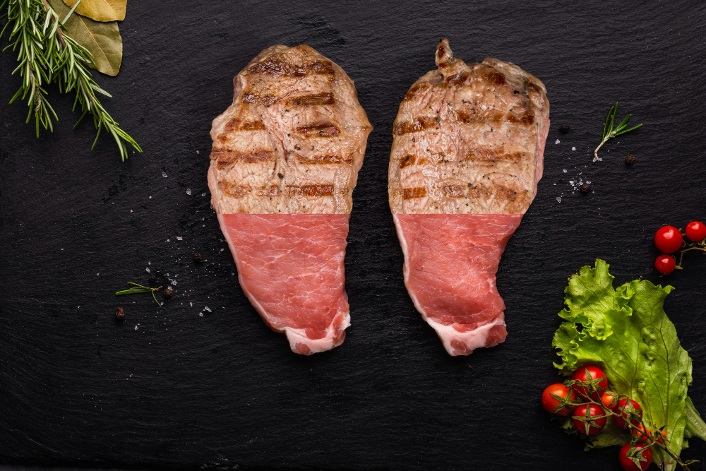 Bistecca in friggitrice ad aria cotta alla perfezione
