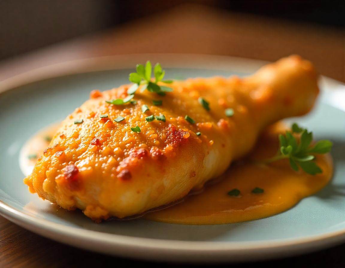 Filetti di pollo in airfryer dorati e croccanti.