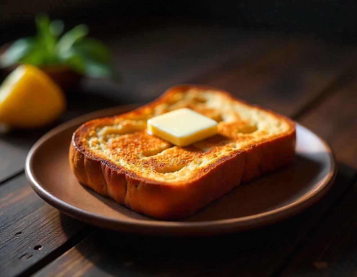 Pane tostato in airfryer croccante e dorato